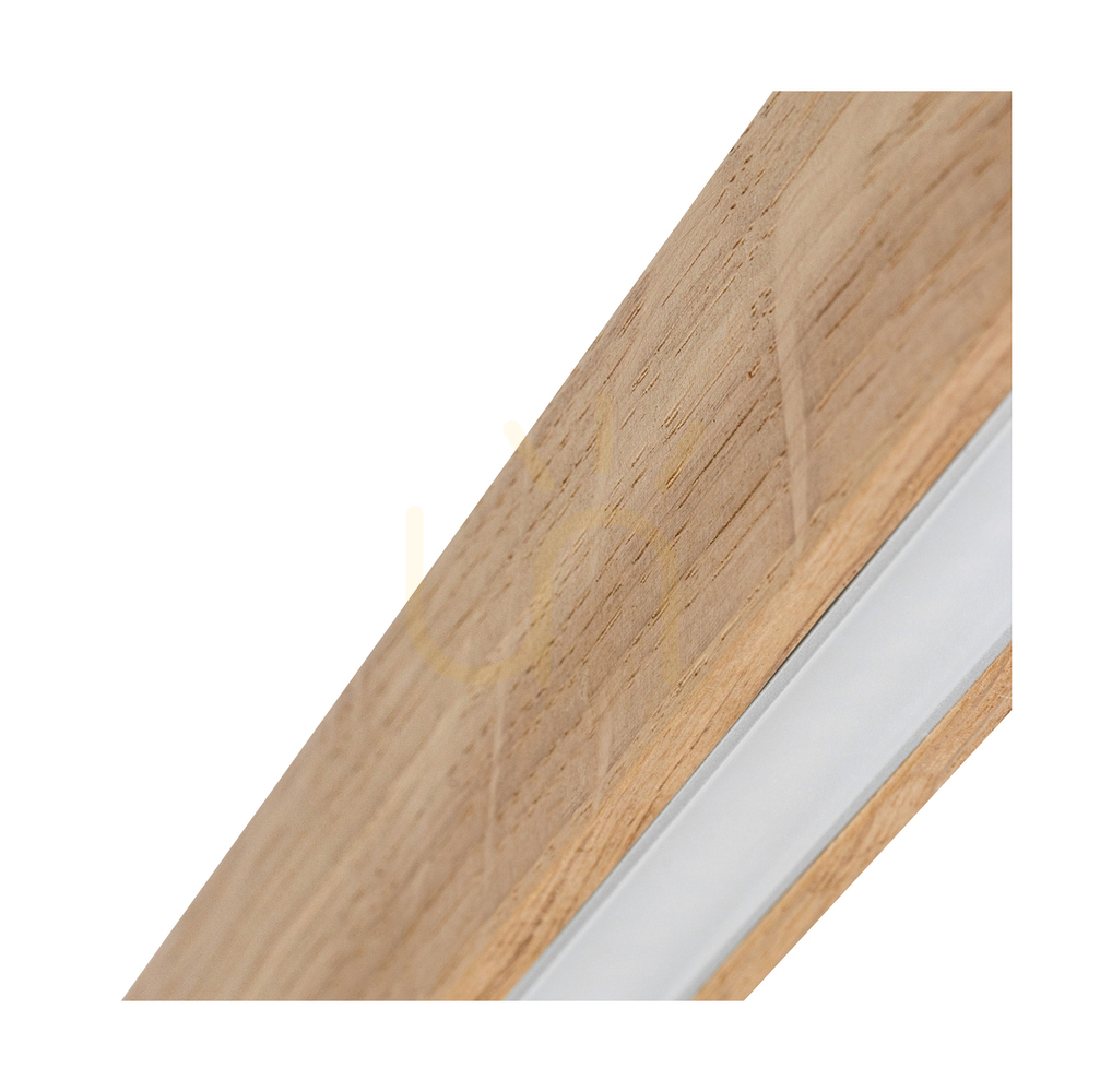 Preview Ramme Ceiling Light / Wall Sconce, Oiled Oak, 2xLED, 48 W, 83 cm Ramme Ceiling Light / Wall Sconce, Oiled Oak, 2xLED, 48 W, 83 cm