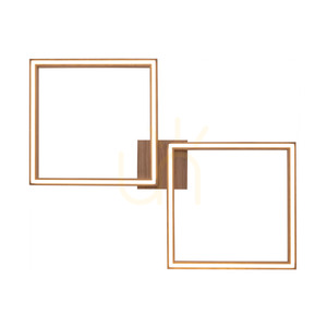 Ramme Ceiling Light / Wall Sconce, Oiled Oak, 2xLED, 48 W, 89 cm 1 Ramme Ceiling Light / Wall Sconce, Oiled Oak, 2xLED, 48 W, 89 cm small 1