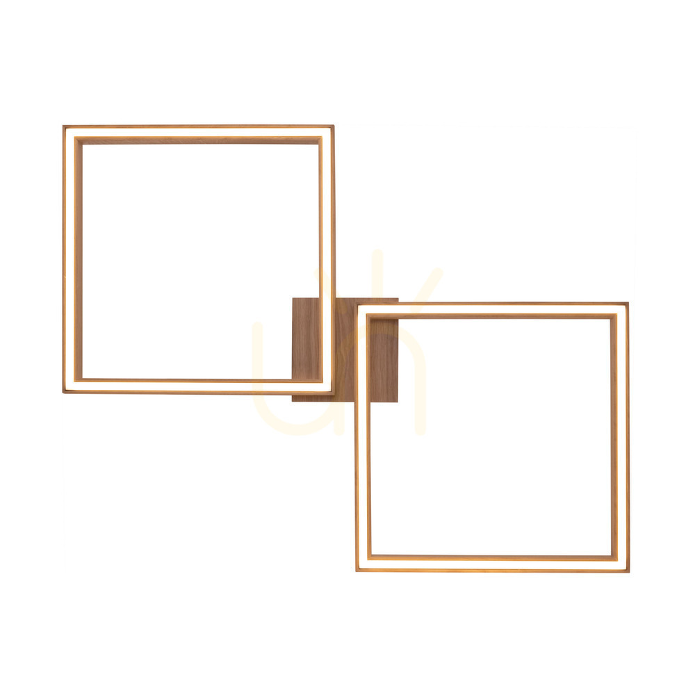 View Ramme Ceiling Light / Wall Sconce, Oiled Oak, 2xLED, 48 W, 89 cm Ramme Ceiling Light / Wall Sconce, Oiled Oak, 2xLED, 48 W, 89 cm