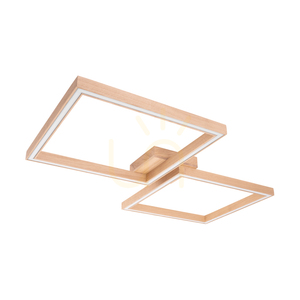 Ramme Ceiling Light / Wall Sconce, Oiled Oak, 2xLED, 48 W, 89 cm 2 Ramme Ceiling Light / Wall Sconce, Oiled Oak, 2xLED, 48 W, 89 cm small 2