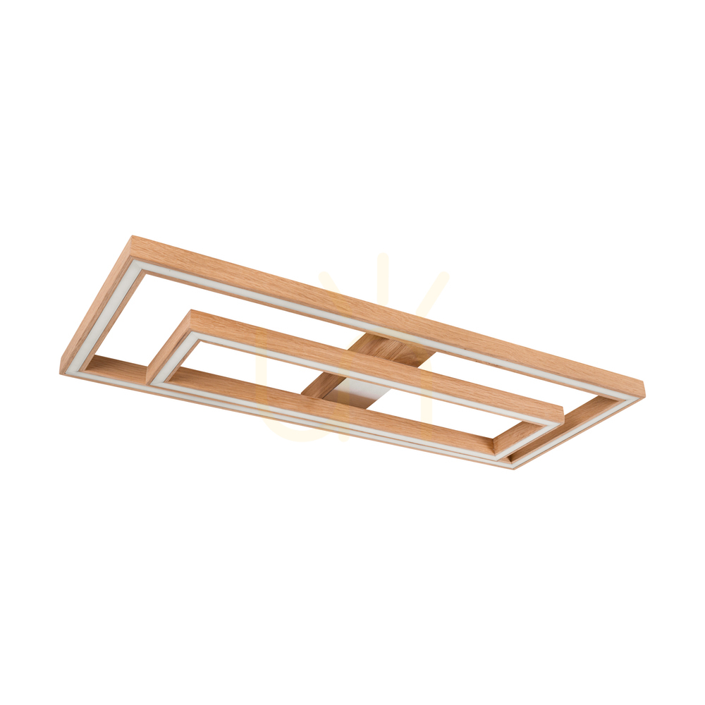 Preview Ramme Ceiling Light / Wall Sconce, Oiled Oak/Matte Nickel, 2xLED, 55.5 W, 83.7 cm Ramme Ceiling Light / Wall Sconce, Oiled Oak/Matte Nickel, 2xLED, 55.5 W, 83.7 cm