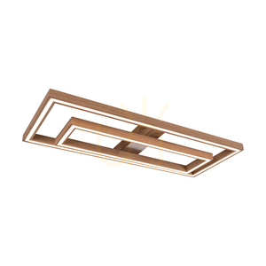 Ramme Ceiling Light / Wall Sconce, Oiled Oak/Matte Nickel, 2xLED, 55.5 W, 83.7 cm 3 Ramme Ceiling Light / Wall Sconce, Oiled Oak/Matte Nickel, 2xLED, 55.5 W, 83.7 cm small 3
