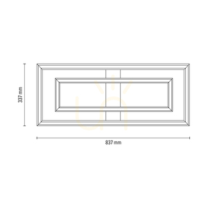 Ramme Ceiling Light / Wall Sconce, Oiled Oak/Matte Nickel, 2xLED, 55.5 W, 83.7 cm 4 Ramme Ceiling Light / Wall Sconce, Oiled Oak/Matte Nickel, 2xLED, 55.5 W, 83.7 cm small 4