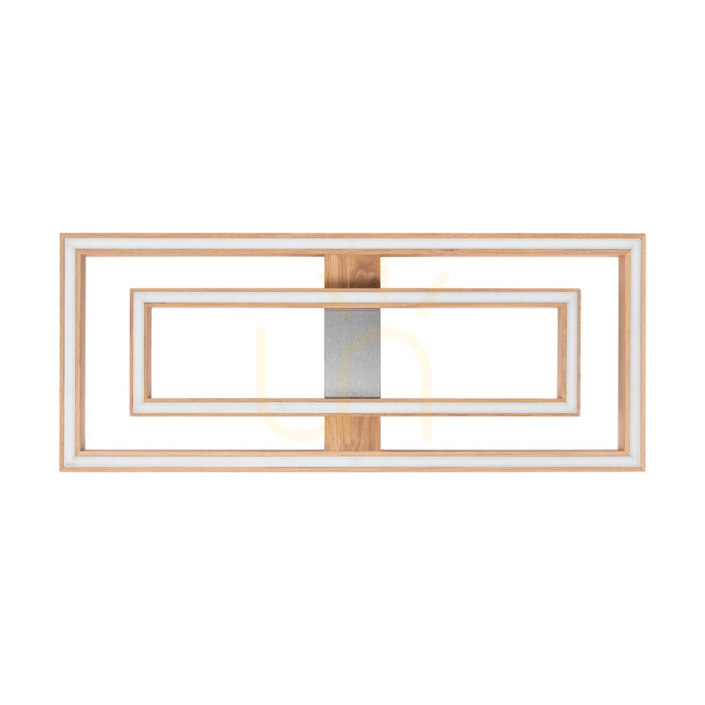 Check Ramme Ceiling Light / Wall Sconce, Oiled Oak/Matte Nickel, 2xLED, 55.5 W, 83.7 cm Ramme Ceiling Light / Wall Sconce, Oiled Oak/Matte Nickel, 2xLED, 55.5 W, 83.7 cm