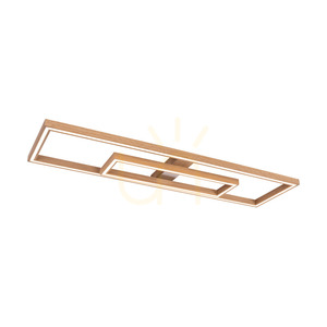 Ramme Ceiling Light / Wall Sconce, Oiled Oak/Matte Nickel, 2xLED, 67.5 W, 123.7 cm small 3