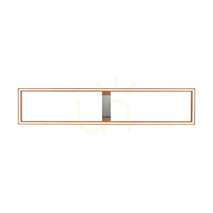 Ramme Ceiling Light / Wall Sconce, Oiled Oak/Matte Nickel, 1xLED 57 W, 163.7 cm small 1