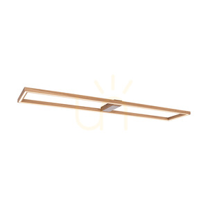 Ramme Ceiling Light / Wall Sconce, Oiled Oak/Matte Nickel, 1xLED 57 W, 163.7 cm small 3