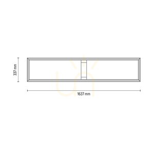 Ramme Ceiling Light / Wall Sconce, Oiled Oak/Matte Nickel, 1xLED 57 W, 163.7 cm small 5