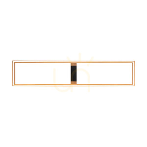 Ramme Ceiling Light / Wall Sconce, Oiled Oak/Black, 1xLED 57 W, 163.7 cm small 1