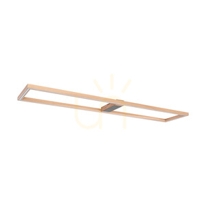Ramme Ceiling Light / Wall Sconce, Oiled Oak/Black, 1xLED 57 W, 163.7 cm small 2