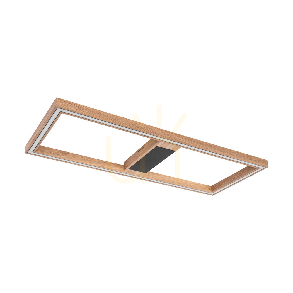 Preview Ramme Ceiling Light / Wall Sconce, Oiled Oak/Black, 1xLED 33 W, 83.7 cm Ramme Ceiling Light / Wall Sconce, Oiled Oak/Black, 1xLED 33 W, 83.7 cm