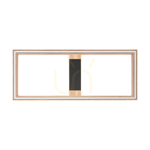 Ramme Ceiling Light / Wall Sconce, Oiled Oak/Black, 1xLED 33 W, 83.7 cm 0 Ramme Ceiling Light / Wall Sconce, Oiled Oak/Black, 1xLED 33 W, 83.7 cm small 0