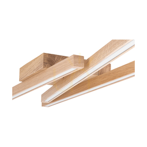 Linus Ceiling Light / Wall Sconce, Oiled Oak, 3xLED, 29 W, 84.5 cm small 2