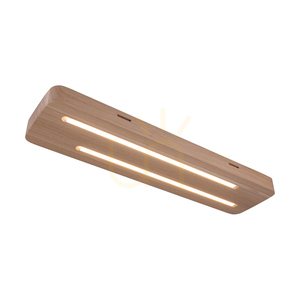 Neele Ceiling Light / Wall Sconce, Oiled Oak, 2xLED, 12 W, 55 cm small 1