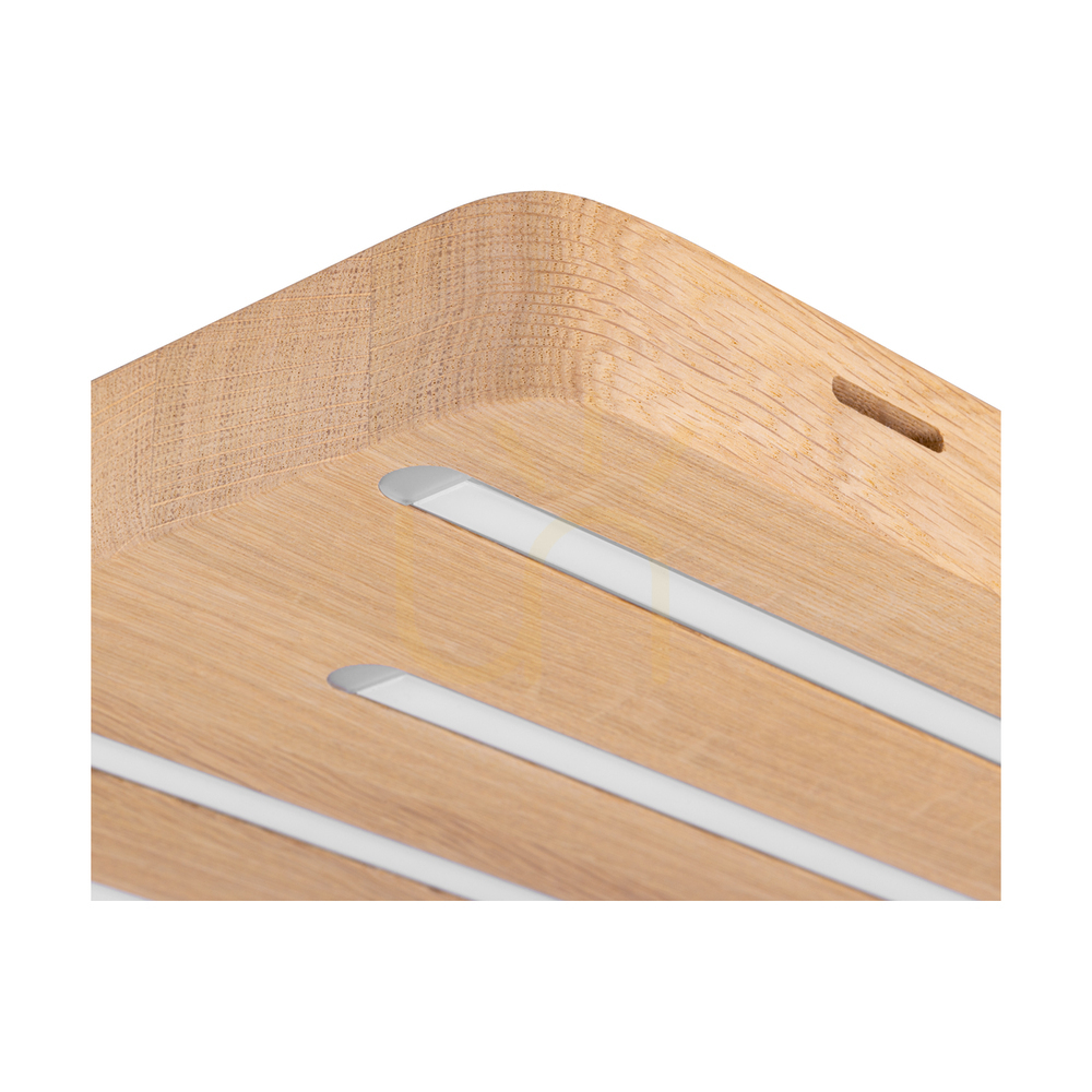 Preview Neele Ceiling Light / Wall Sconce, Oiled Oak, 5xLED, 19.5 W, 34 cm Neele Ceiling Light / Wall Sconce, Oiled Oak, 5xLED, 19.5 W, 34 cm