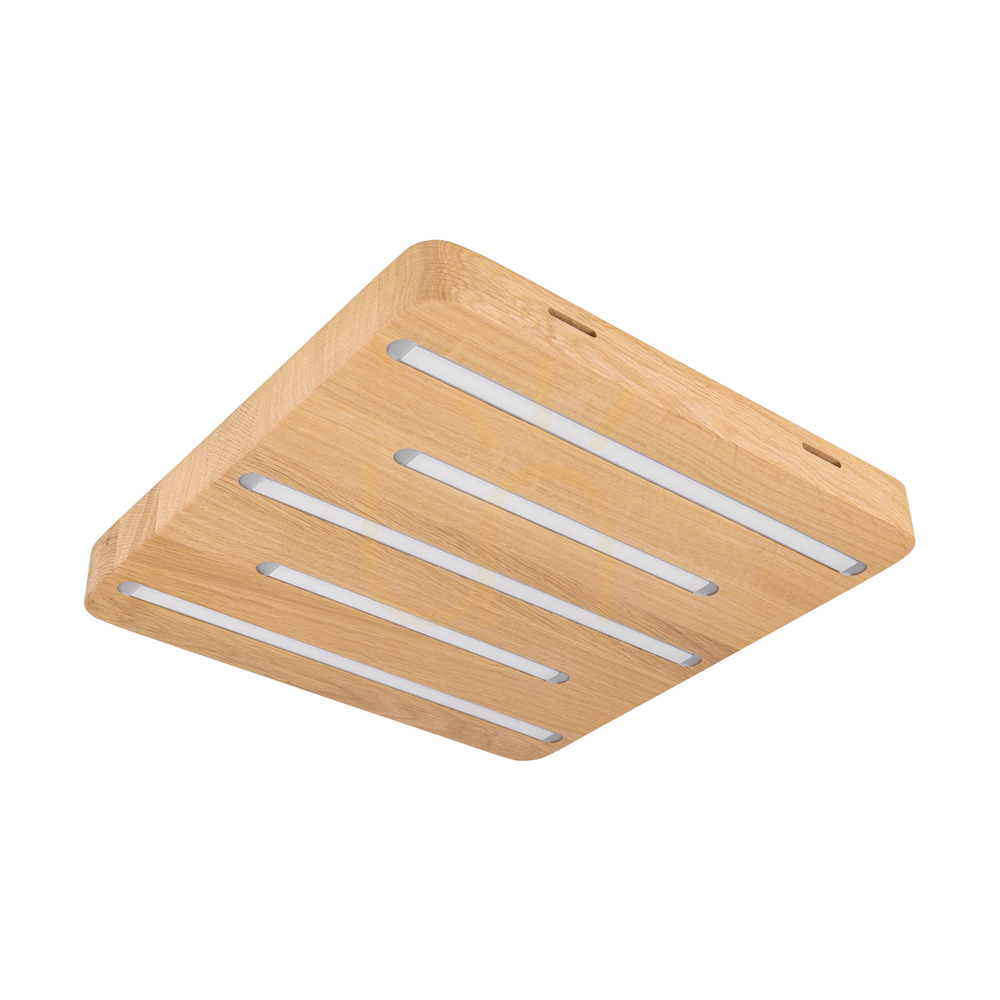 Check Neele Ceiling Light / Wall Sconce, Oiled Oak, 5xLED, 19.5 W, 34 cm Neele Ceiling Light / Wall Sconce, Oiled Oak, 5xLED, 19.5 W, 34 cm
