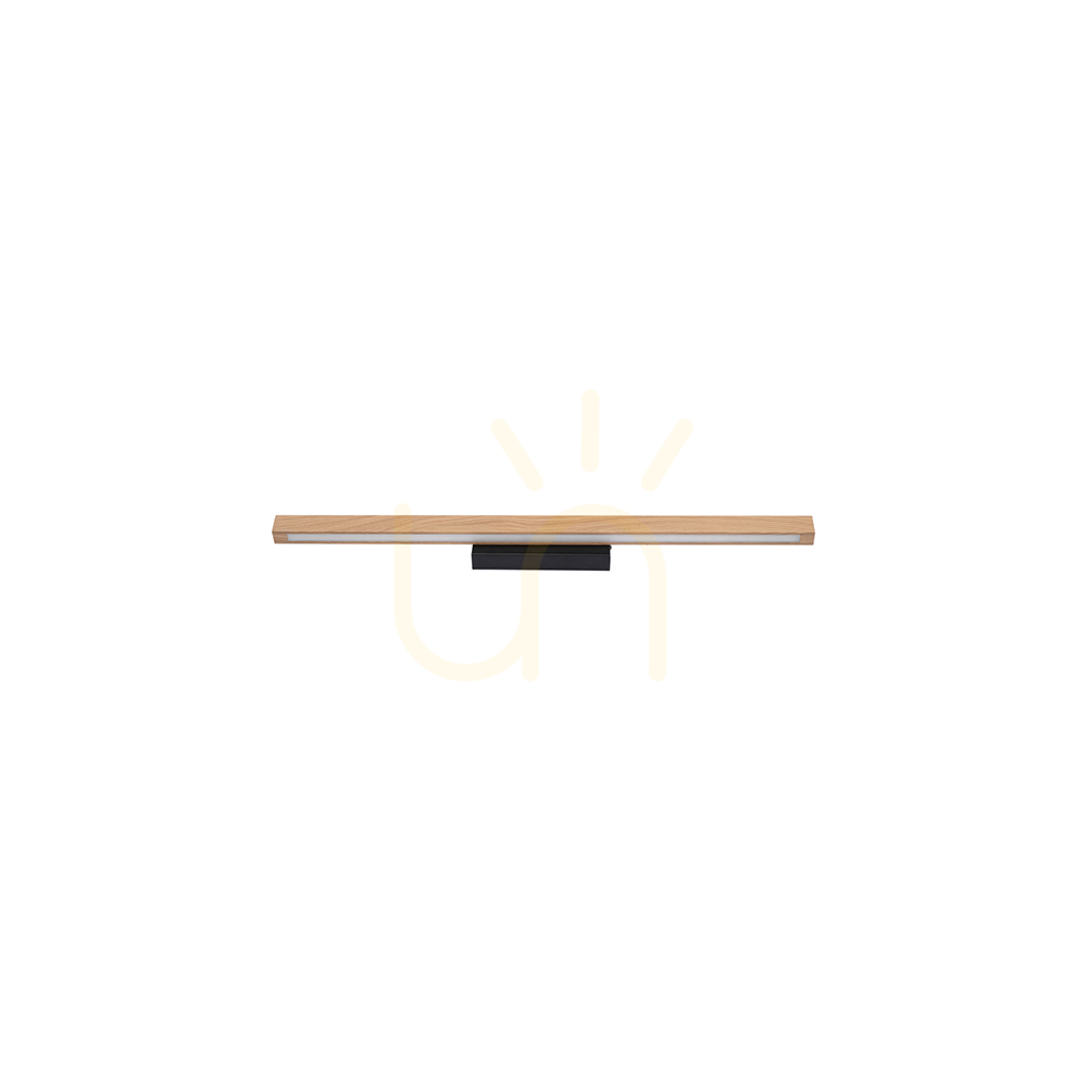 View Aqua Luce Wall Sconce, Oiled Oak/Black, 1xLED 12 W, 80 cm Aqua Luce Wall Sconce, Oiled Oak/Black, 1xLED 12 W, 80 cm
