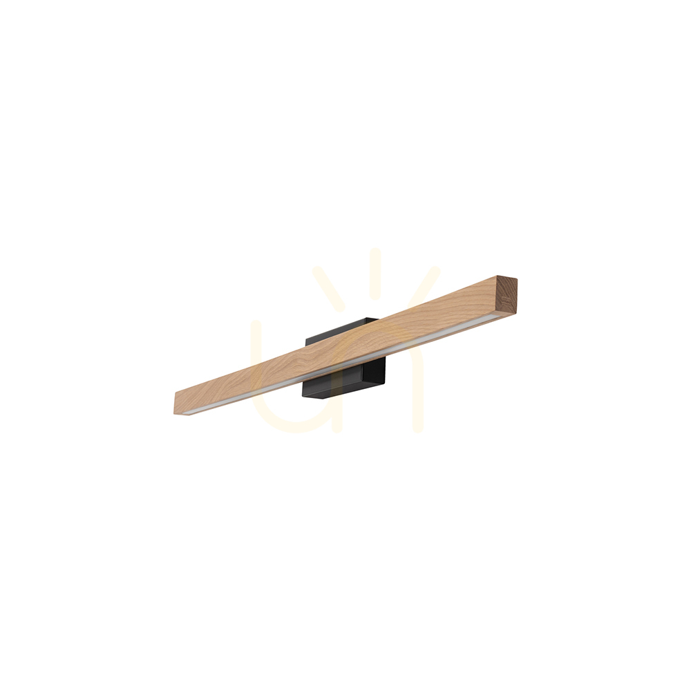 Check Aqua Luce Wall Sconce, Oiled Oak/Black, 1xLED 12 W, 80 cm Aqua Luce Wall Sconce, Oiled Oak/Black, 1xLED 12 W, 80 cm