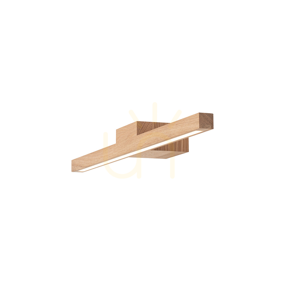 View Aqua Luce Wall Sconce, Oiled Oak, 1xLED 9 W, 60 cm Aqua Luce Wall Sconce, Oiled Oak, 1xLED 9 W, 60 cm