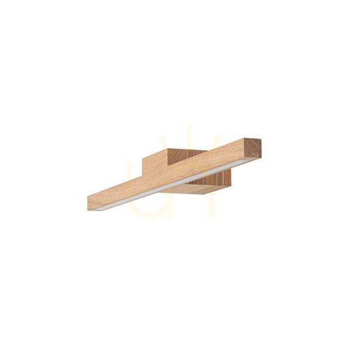 Check Aqua Luce Wall Sconce, Oiled Oak, 1xLED 9 W, 60 cm