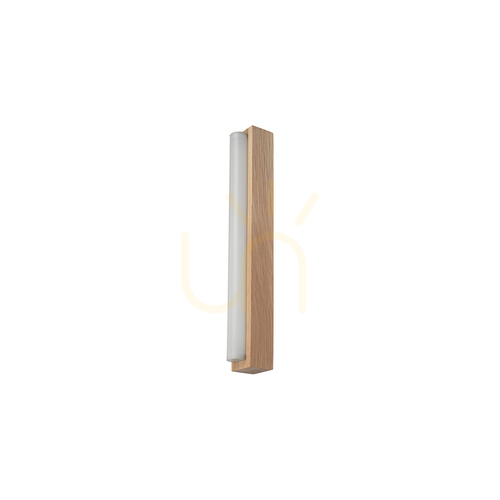 Check Aqua Luce Wall Sconce, Oiled Oak, 1xLED 6 W, 39 cm