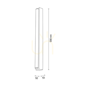 Aqua Luce Wall Sconce, Oiled Oak, 1xLED 9 W, 59 cm 3 Aqua Luce Wall Sconce, Oiled Oak, 1xLED 9 W, 59 cm small 3