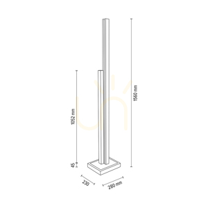 Soho Floor Lamp, Oiled Oak/Black, 2xLED, 37.5 W, 28 cm 4 Soho Floor Lamp, Oiled Oak/Black, 2xLED, 37.5 W, 28 cm small 4
