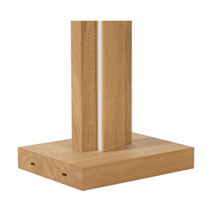 Soho Floor Lamp, Oiled Oak, 3xLED, 60 W, 28 cm small 3