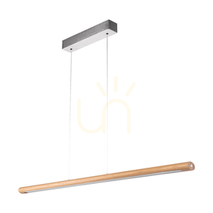 Razmus Pendant Light, Oiled Oak/Matte Nickel, 1xLED 34 W, Up&Down, 118 cm 0 Razmus Pendant Light, Oiled Oak/Matte Nickel, 1xLED 34 W, Up&Down, 118 cm small 0