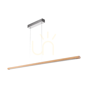 Razmus Pendant Light, Oiled Oak/Matte Nickel, 1xLED 46 W, Up&amp;Down, 158 cm small 0