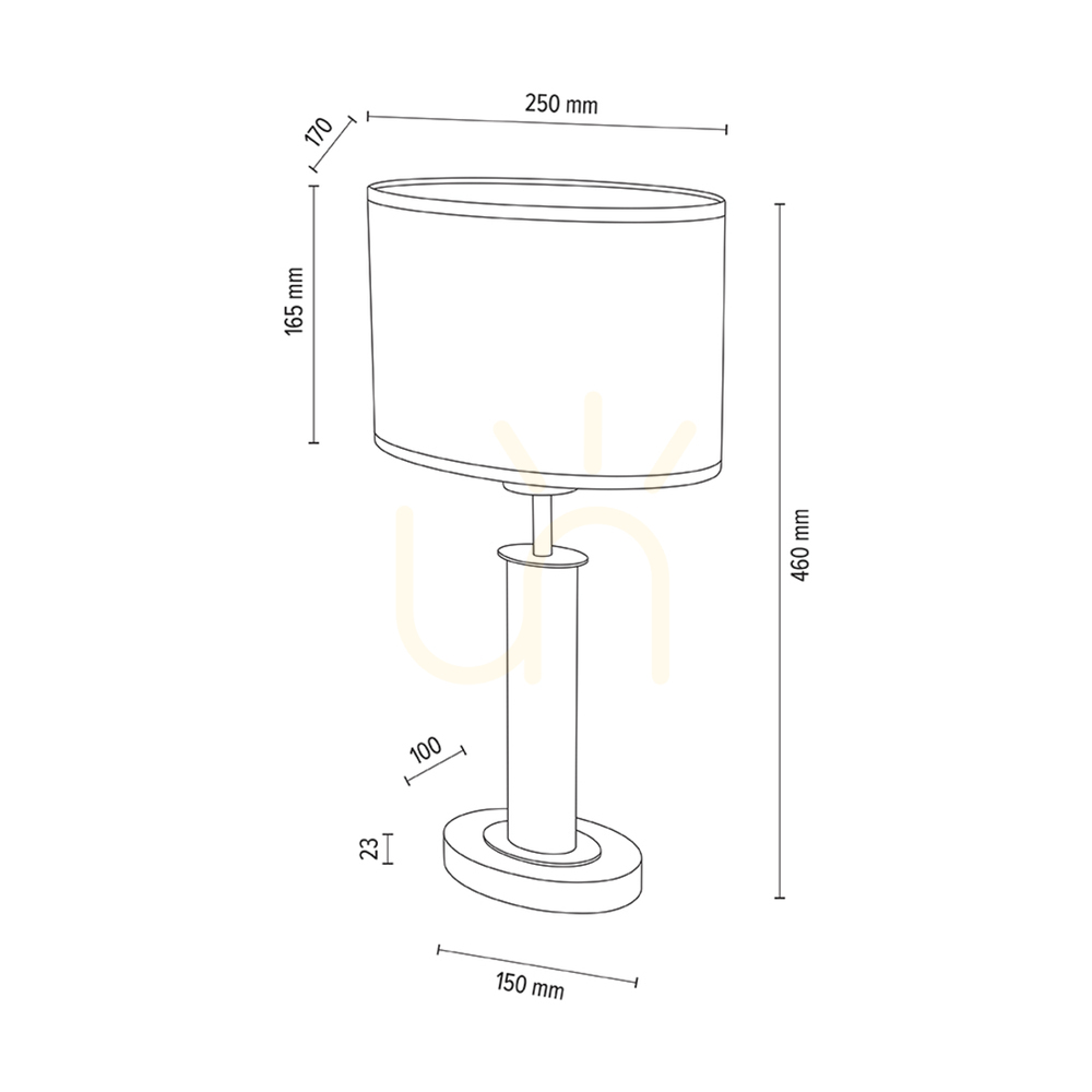 Show Mercedes Table Lamp, Oiled Oak/Matte Nickel, Cream-Silver Lampshade, 1xE27, 25 cm Mercedes Table Lamp, Oiled Oak/Matte Nickel, Cream-Silver Lampshade, 1xE27, 25 cm
