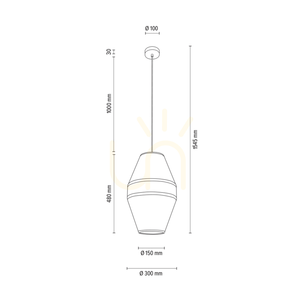Show Amigo Pendant Light, Oiled Oak, Beige Shade, 1xE27, Ø30 cm Amigo Pendant Light, Oiled Oak, Beige Shade, 1xE27, Ø30 cm