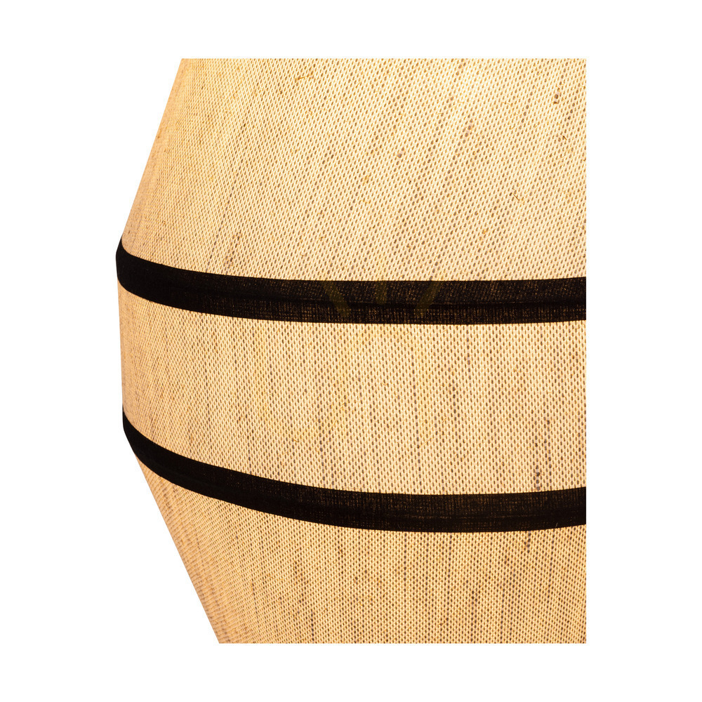 Preview Amigo Floor Lamp, Black/Oiled Oak, Beige Lampshade, 1xE27, Ø30 cm Amigo Floor Lamp, Black/Oiled Oak, Beige Lampshade, 1xE27, Ø30 cm