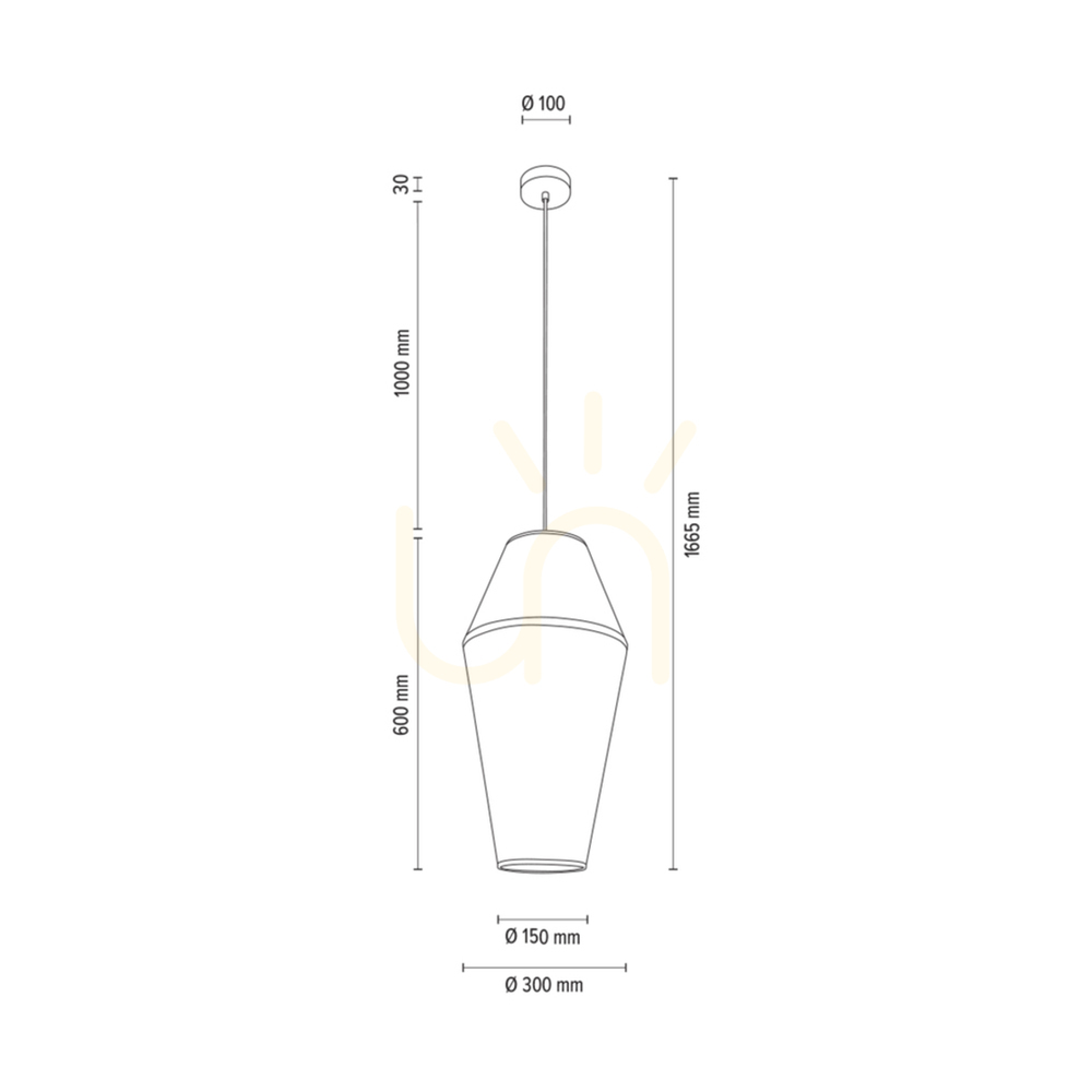 Show Amigo Pendant Light, Oiled Oak, Beige Shade, 1xE27, Ø30 cm Amigo Pendant Light, Oiled Oak, Beige Shade, 1xE27, Ø30 cm