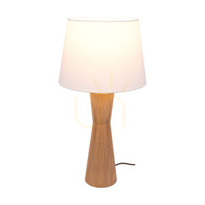 Azalea Table Lamp, Oiled Oak/Matte Nickel, White Lampshade, 1xE27, Ø30 cm 2 Azalea Table Lamp, Oiled Oak/Matte Nickel, White Lampshade, 1xE27, Ø30 cm small 2