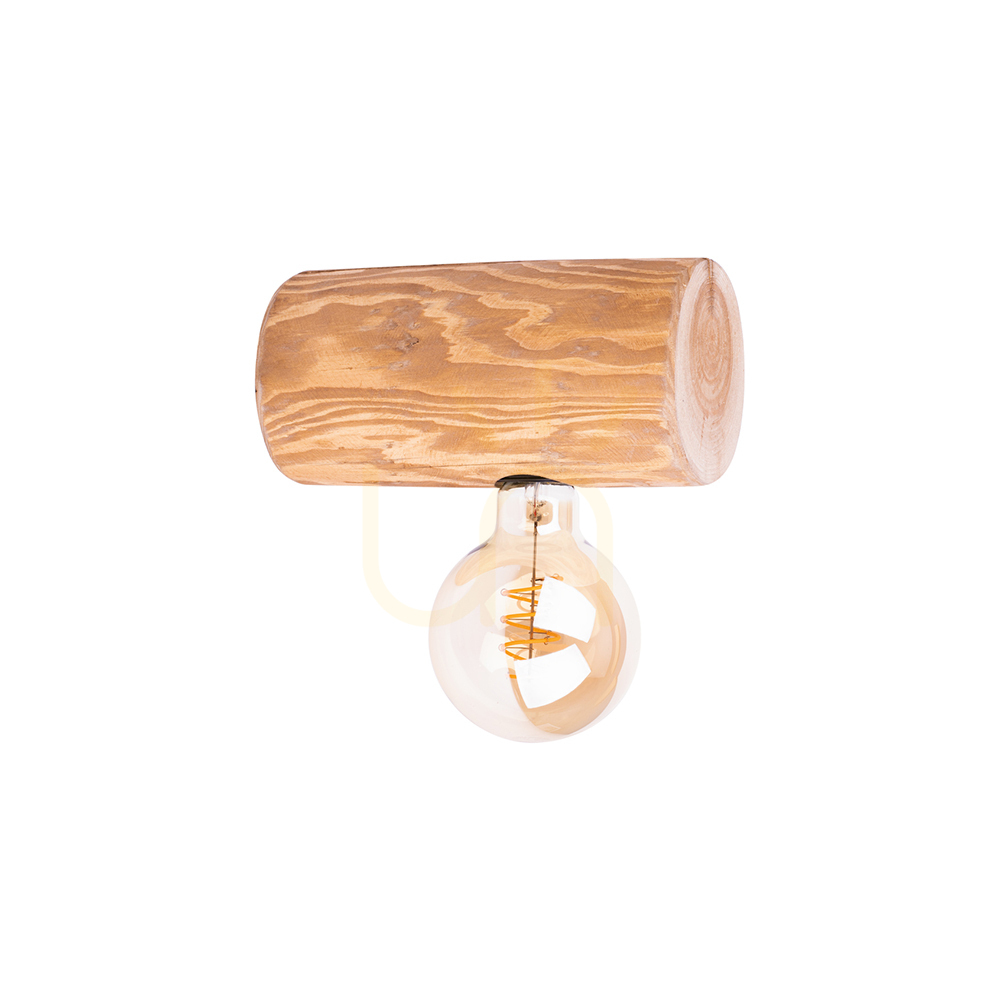 Check Core Wall Sconce, Brown, 1xE27, 20 cm Core Wall Sconce, Brown, 1xE27, 20 cm