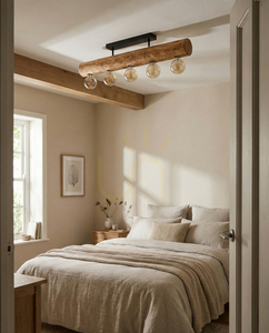 Core Ceiling Light, Brown/Black, 4xE27, 70 cm 1 Core Ceiling Light, Brown/Black, 4xE27, 70 cm small 1