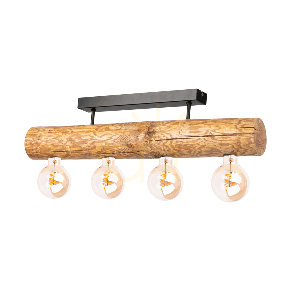 Check Core Ceiling Light, Brown/Black, 4xE27, 70 cm Core Ceiling Light, Brown/Black, 4xE27, 70 cm