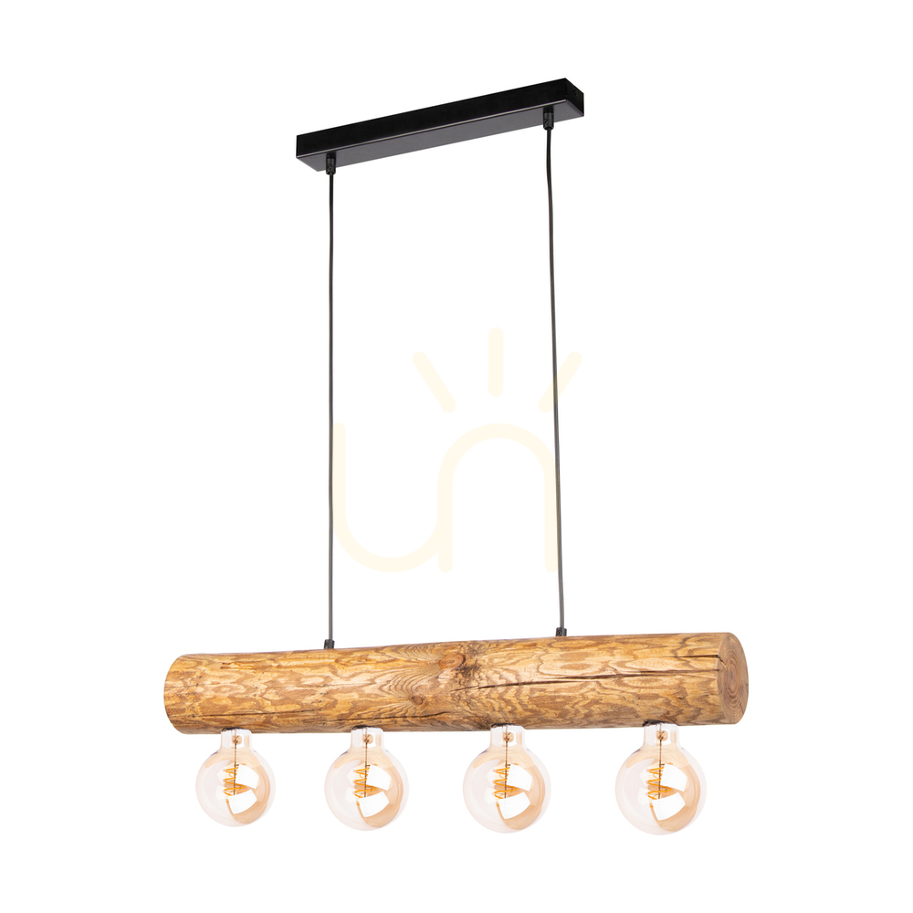 Check Core Pendant Light, Brown/Black, 4xE27, 70 cm Core Pendant Light, Brown/Black, 4xE27, 70 cm