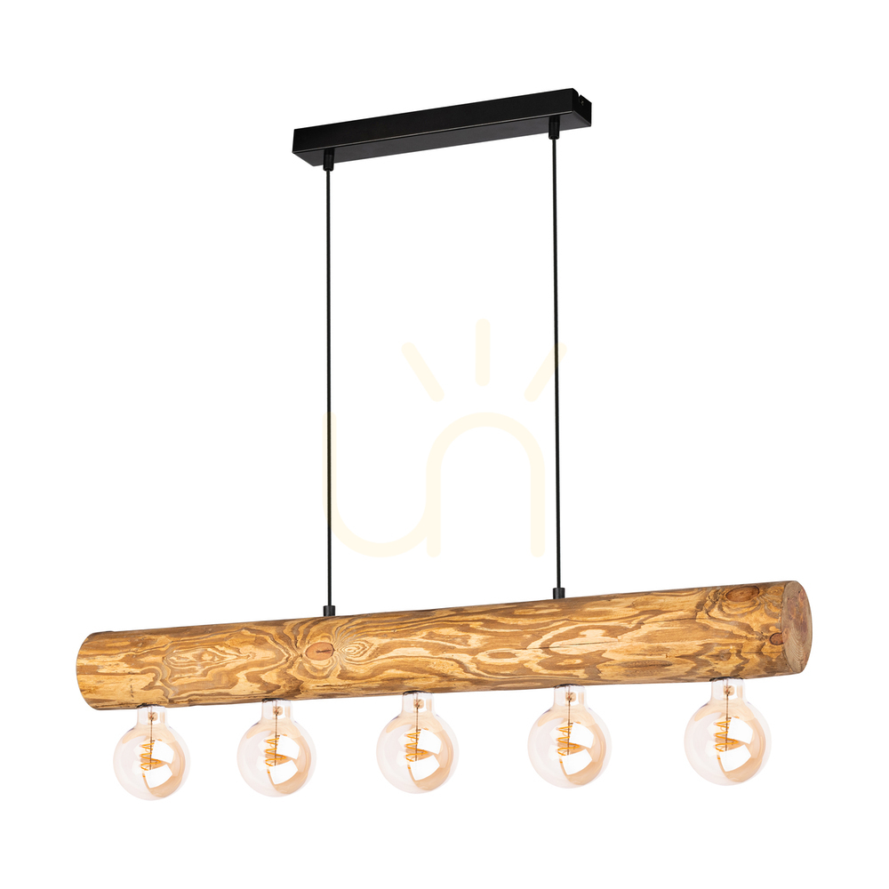 Check Core Pendant Light, Brown/Black, 5xE27, 90 cm Core Pendant Light, Brown/Black, 5xE27, 90 cm