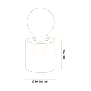 Core Table Lamp, Brown, 1xE27, Ø8–12 cm 2 Core Table Lamp, Brown, 1xE27, Ø8–12 cm small 2