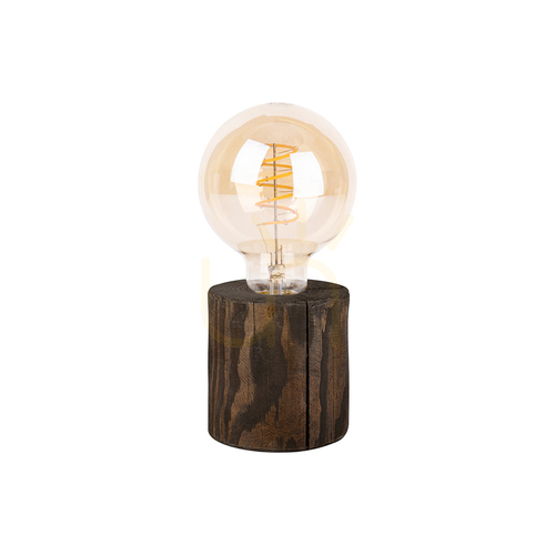 Check Core Walnut Table Lamp, 1xE27, Ø8–12 cm