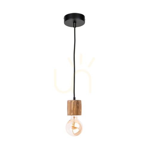 Check Skog Pendant Light, Brown/Black, 1xE27, Ø10 cm