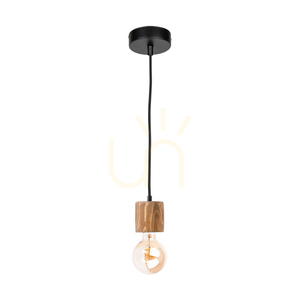 Skog Pendant Light, Brown/Black, 1xE27, Ø10 cm small 0