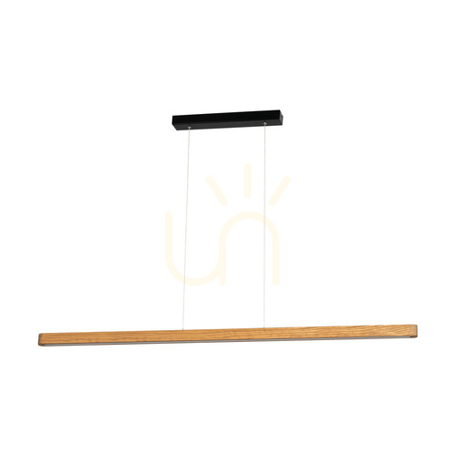 Check Forestier Pendant Light, Brown/Black, 1xLED 23 W, Up&amp;Down, 118 cm