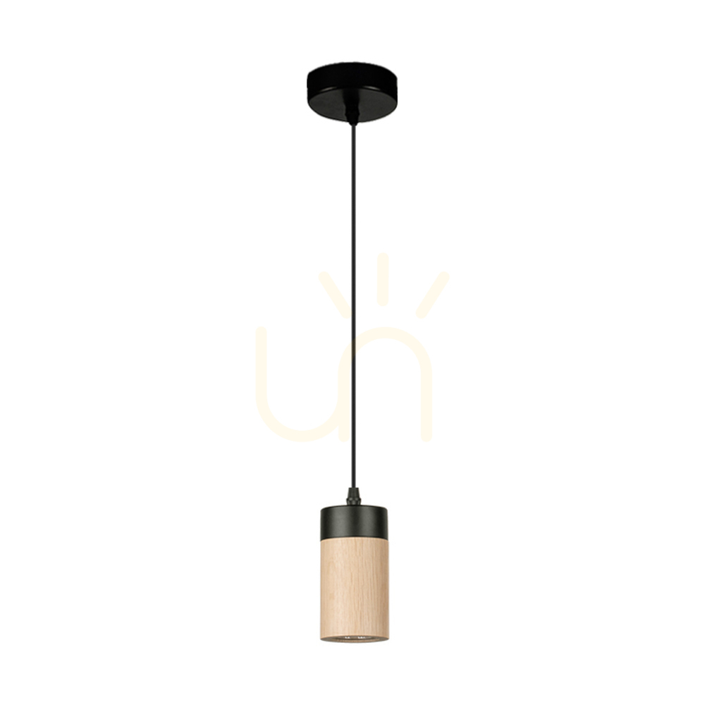 Check Artemis Pendant Light, Oiled Oak/Black, 1xGU10, 6 W, Ø10 cm Artemis Pendant Light, Oiled Oak/Black, 1xGU10, 6 W, Ø10 cm