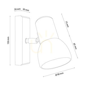 Nord Wall Sconce, Oiled Oak, 1xE27, 15 cm small 2