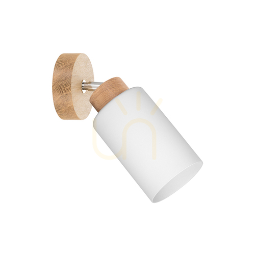 Check Selva Wall Sconce, Oiled Oak, 1xE27, 21 cm