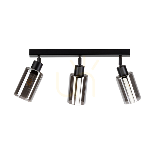 Check Selva Ceiling Light, Oiled Oak, 3xE27, 52 cm