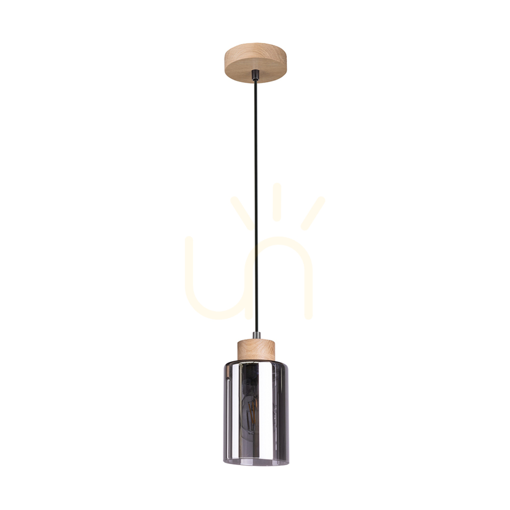 Check Selva Pendant Light, Oiled Oak, 1xE27, Ø10 cm Selva Pendant Light, Oiled Oak, 1xE27, Ø10 cm